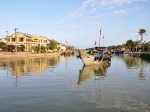 Boot im Hafen Hoi An